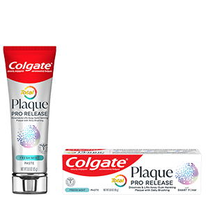 משחת שיניים Colgate Total® Plaque Pro-Release Fresh Mint