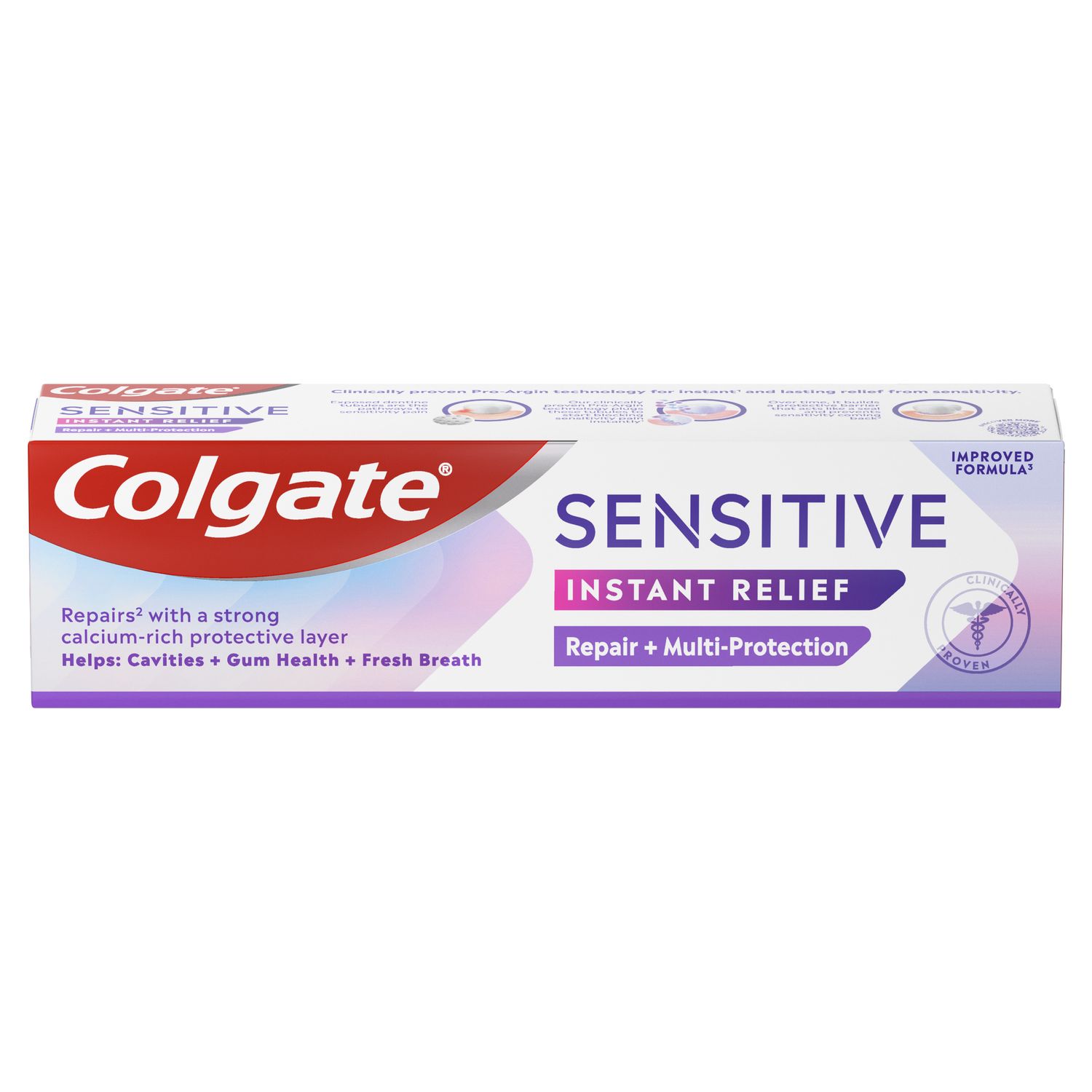 משחת שיניים Colgate Sensitive Instant Relief Repair + Multi-Protection