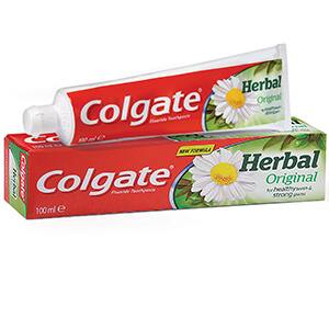 קולגייט הרבל משחת שיניים עם תמציות צמחים לשיניים וחניכיים בריאות יותר