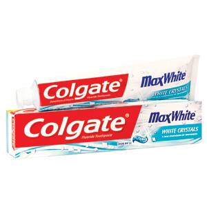 קולגייט מקס וייט משחת שיניים לנשימה רעננה עם קריסטלים לבנים